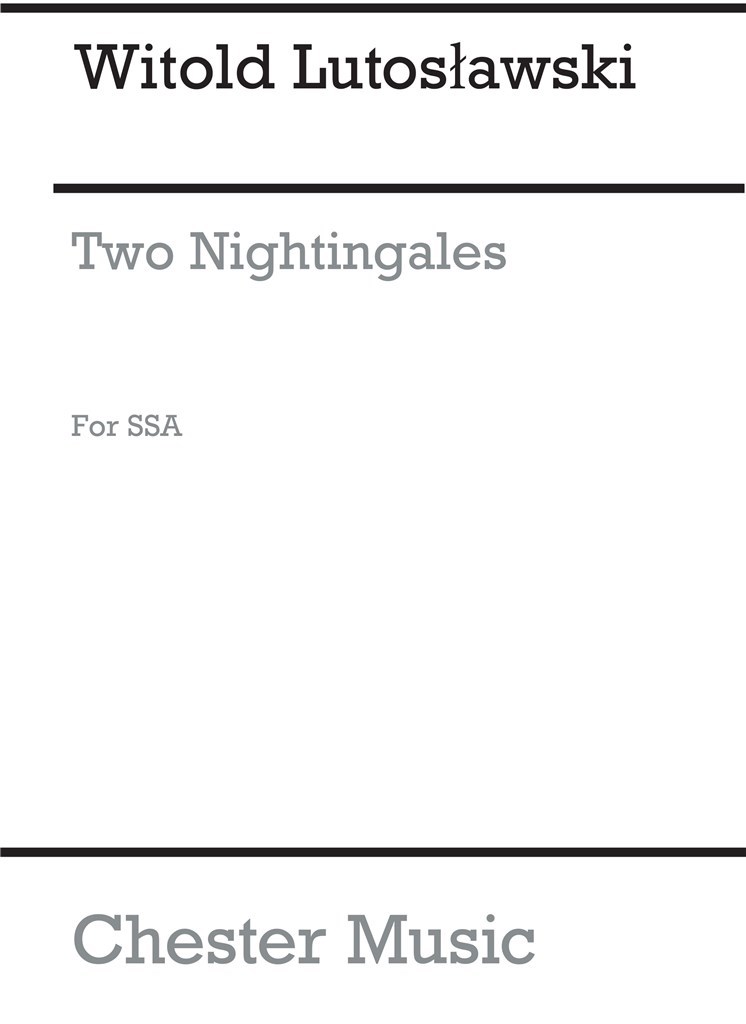 Two Nightingales (Choral Part)